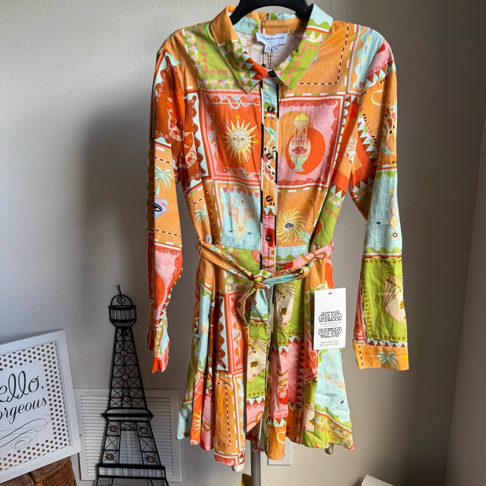 NWT NEVER FULLY DRESSED Lauren Shirt Dress Sz 12 - Picture 6 of 14